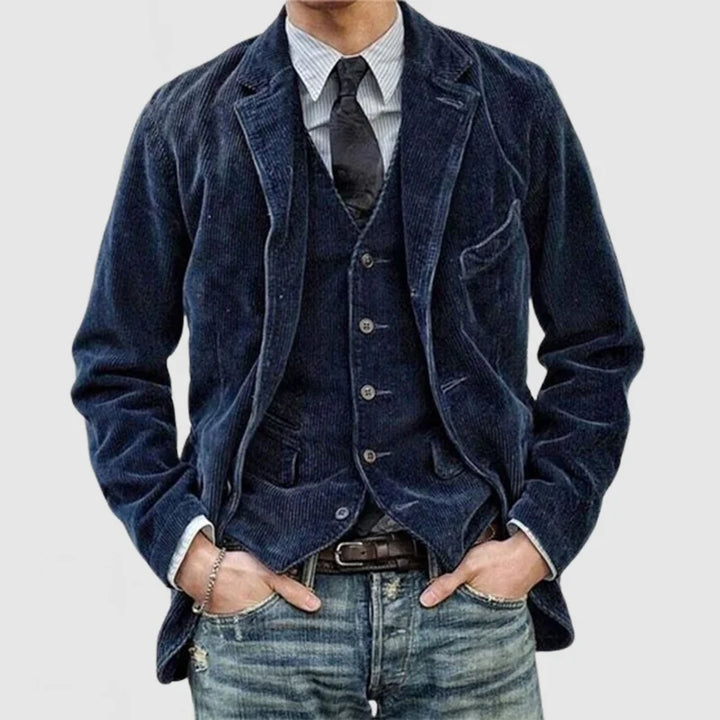 CEDRIC I VINTAGE-STYLE JACKET WITH INNER VEST
