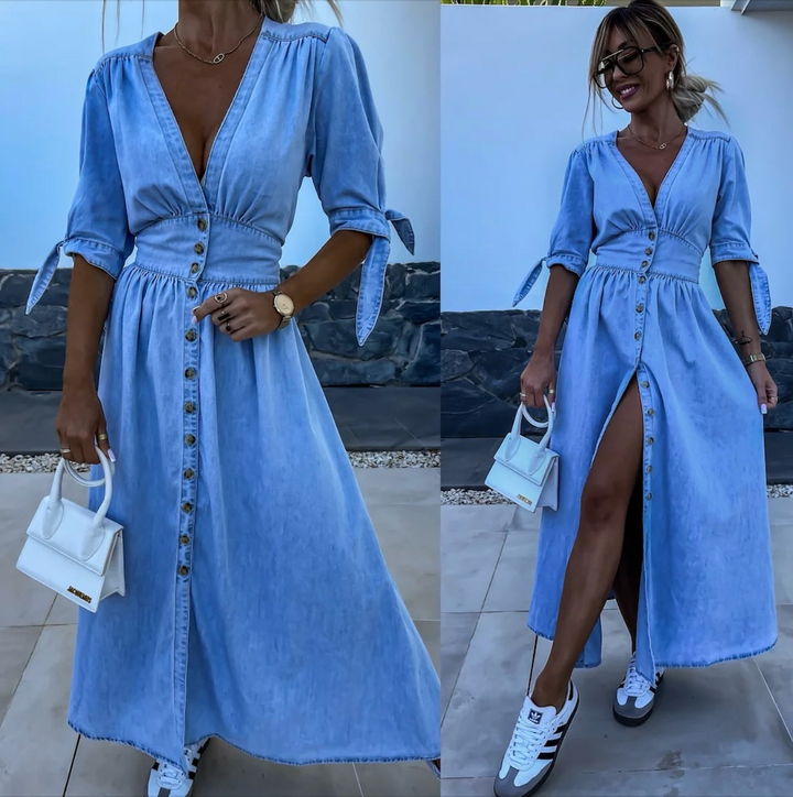 Ivanka – Elegant Denim Dress