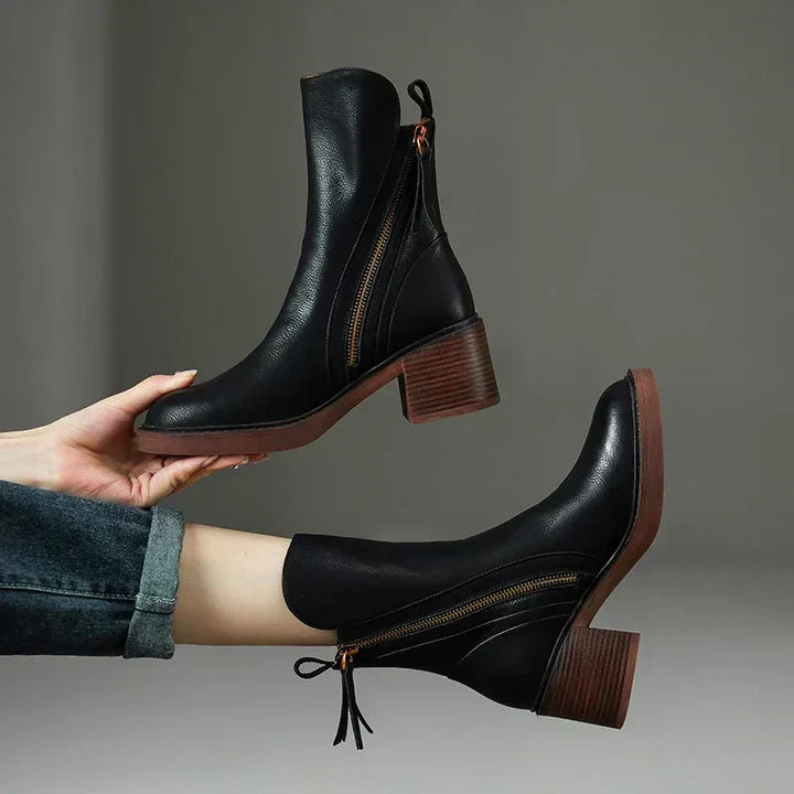 Maya | Premium Leather Ankle Boots