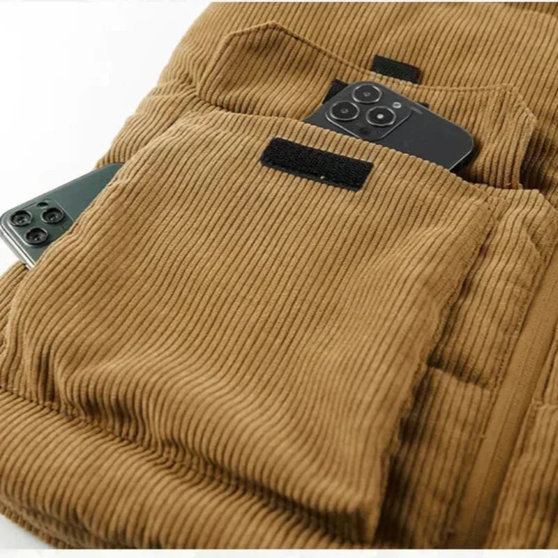 FELIX I CASUAL CORDUROY VEST
