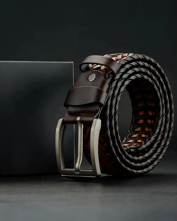 Braided Cowhide Belt